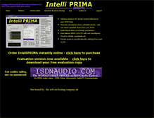 Tablet Screenshot of intelliprima.com